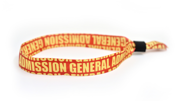 Pre-Printed Design Cloth Wristbands