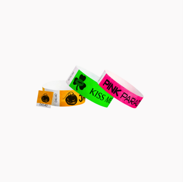 Full Color Printed - 3/4" Tyvek Wristbands