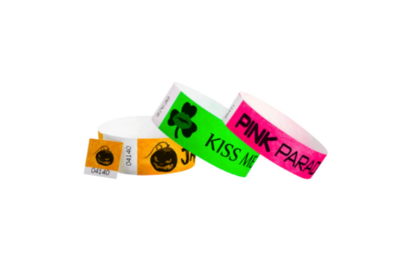 Full Color 3/4 Inch Tyvek Wristbands - 24 hours