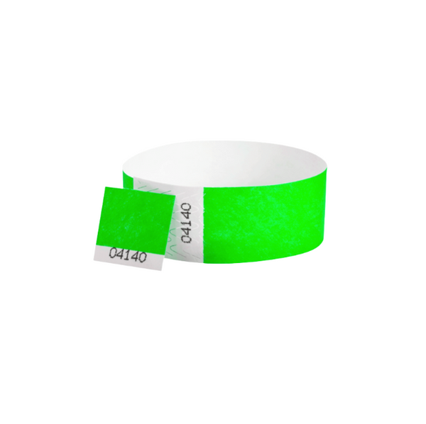 Plain 1 Inch Voucher Tyvek Wristbands