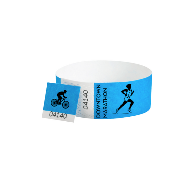Custom 1 Inch Voucher Tyvek Wristbands